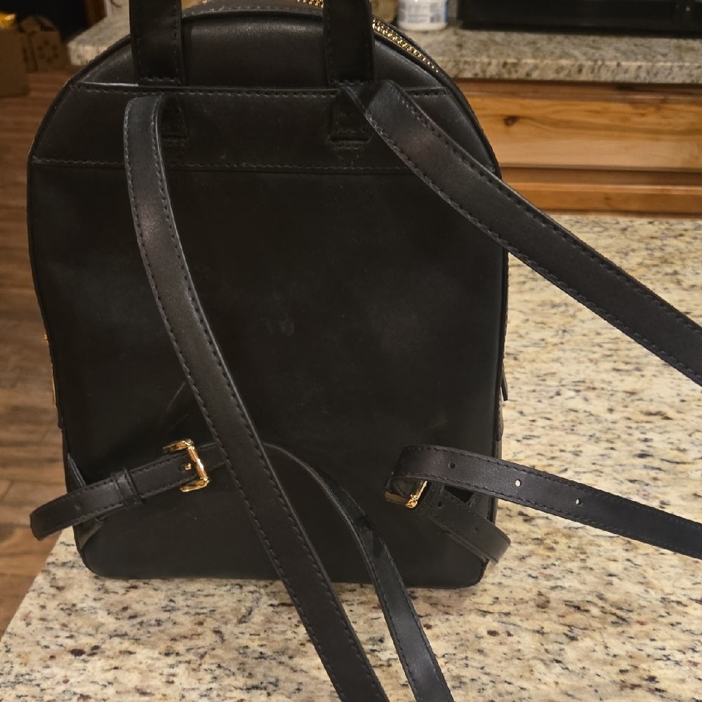 Michael Kors Black and Gold Backpack - Picture 4 of 8
